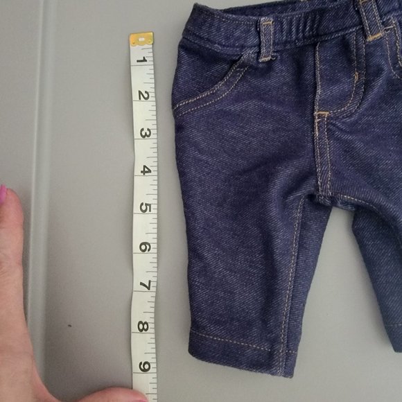NWOT Carters Stretchy Denim Newborn Leggings or Pants - Picture 3 of 9